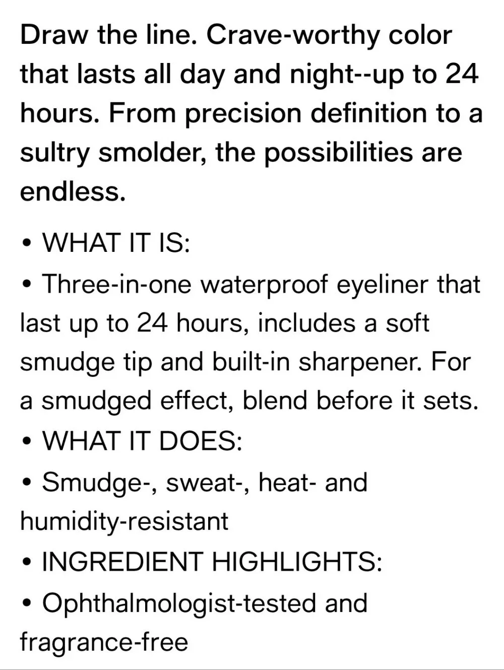 💖 Estee Lauder Double Wear Infinite Waterproof Eyeliner in Indigo color.